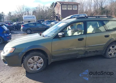 2005 Subaru Outback 2.5I z USA, uszkodzony, nr VIN 4S4BP61C957329709
